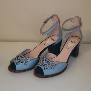 Fendi woman's shoes blue
